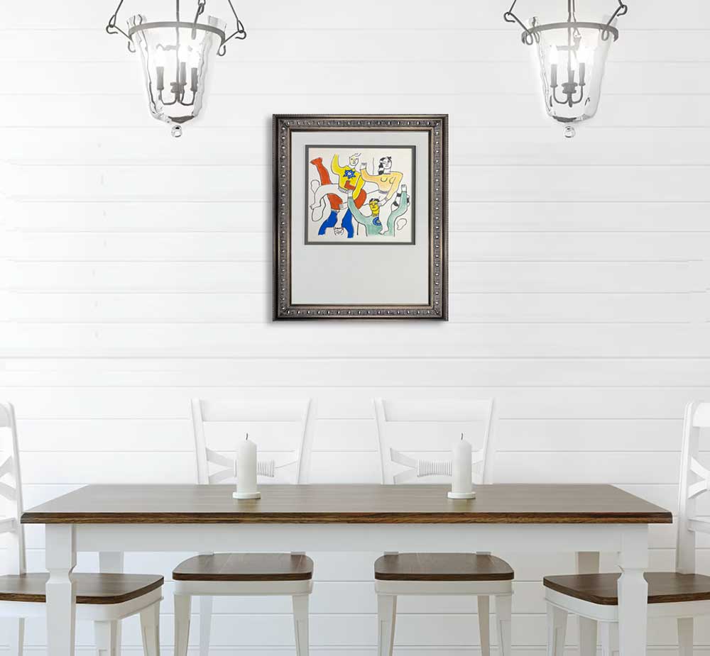 Fernand LEGER Limited Edition ORIGINAL Lithograph (Le Cirque Performers)