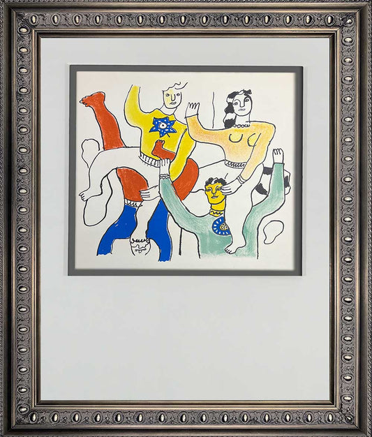 Fernand LEGER Limited Edition ORIGINAL Lithograph (Le Cirque Performers)