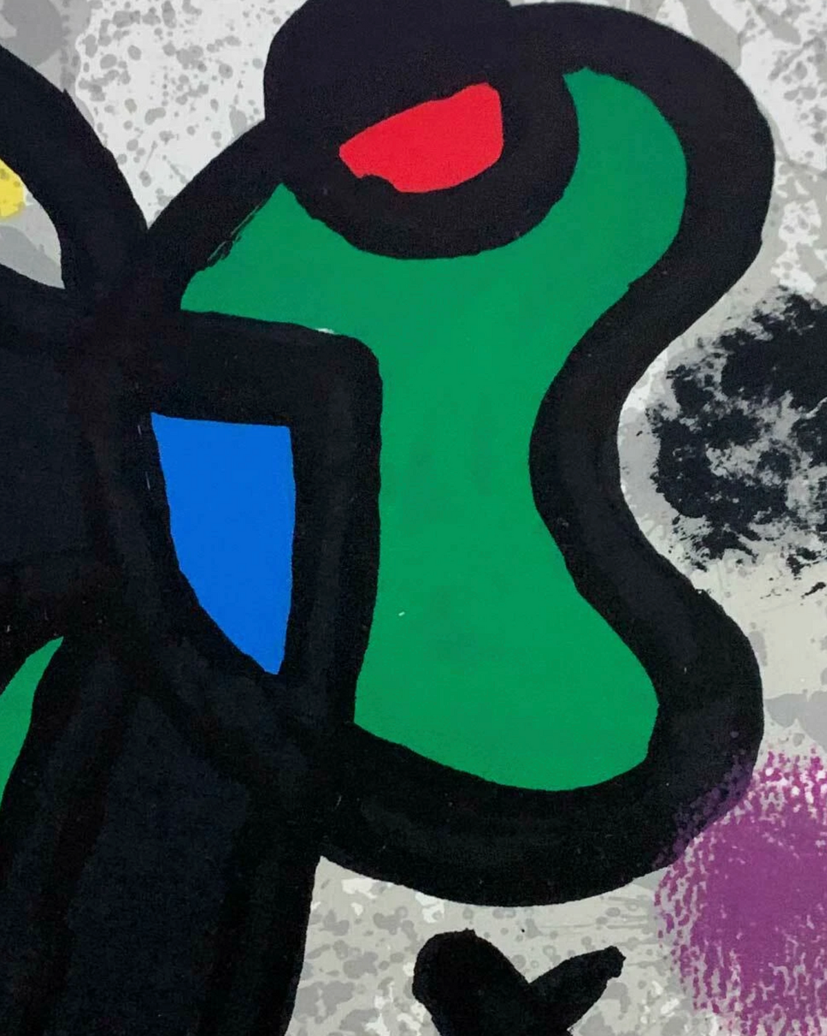 Joan Miro Original Color Lithograph 1970 | Cramer 134 | Limited Edition | Custom Framed