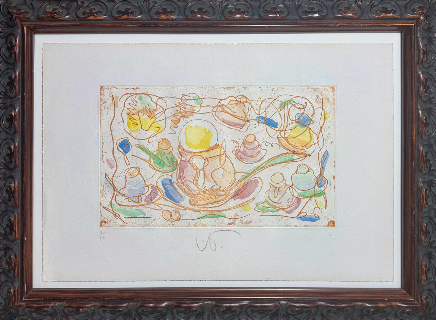Claes Oldenburg HAND Signed & Numbered "Ice Cream Desserts"