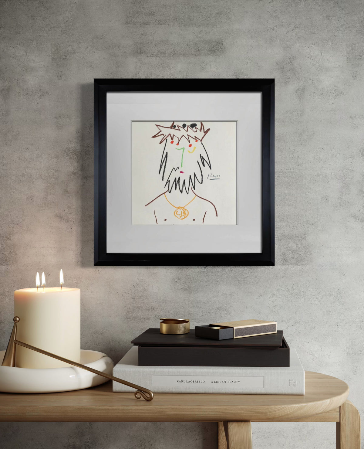 Pablo Picasso CJC 1962 Limited Edition Color Lithograph | Framed & Authenticated