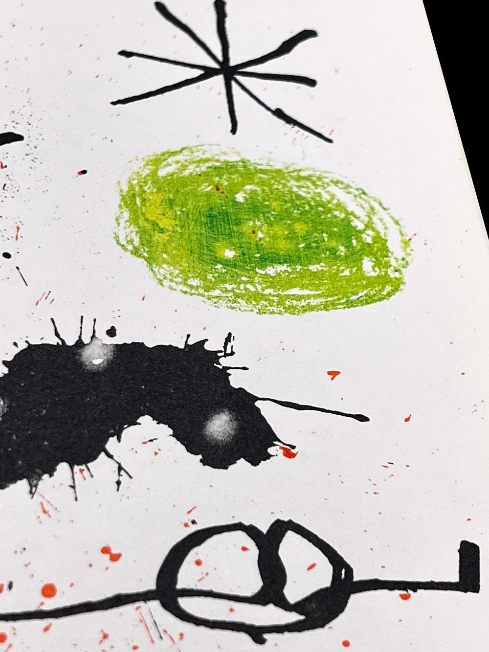 Joan Miro Lithograph Original, Sign, 1964 Limited Edition