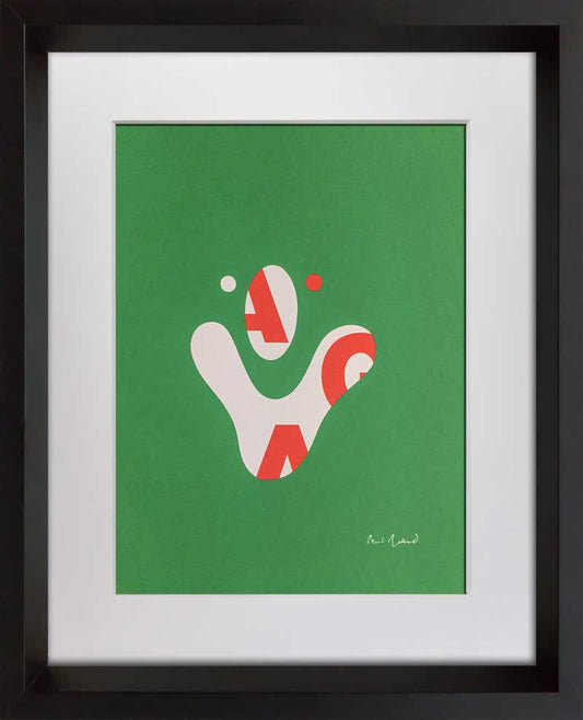 Paul Rand Original Serigraph, Graphic Art 1975