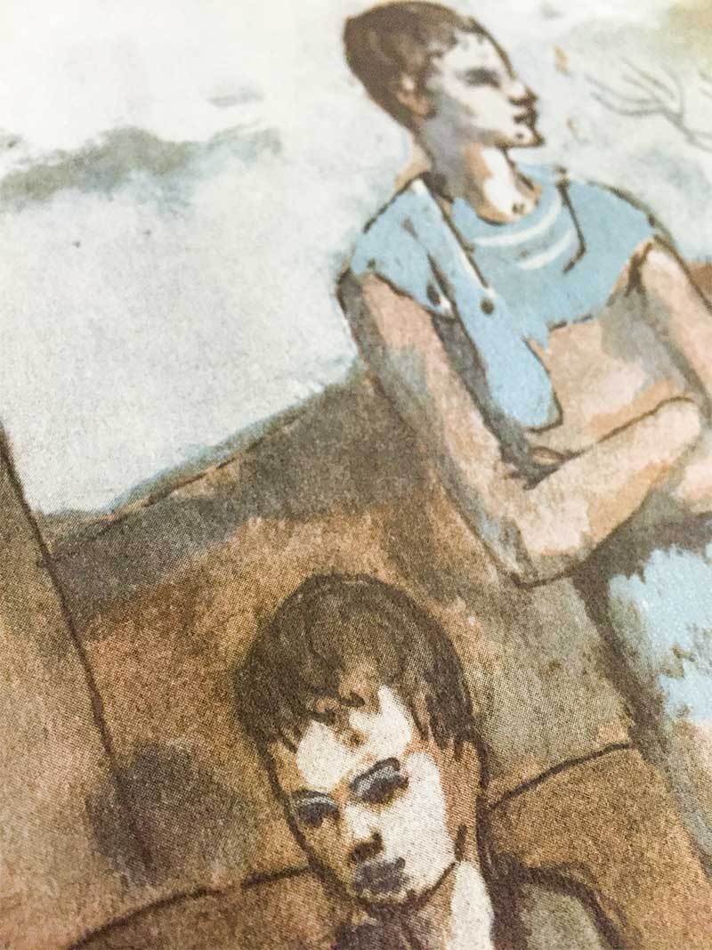Pablo Picasso Lithograph "Harlequin and Boy"
