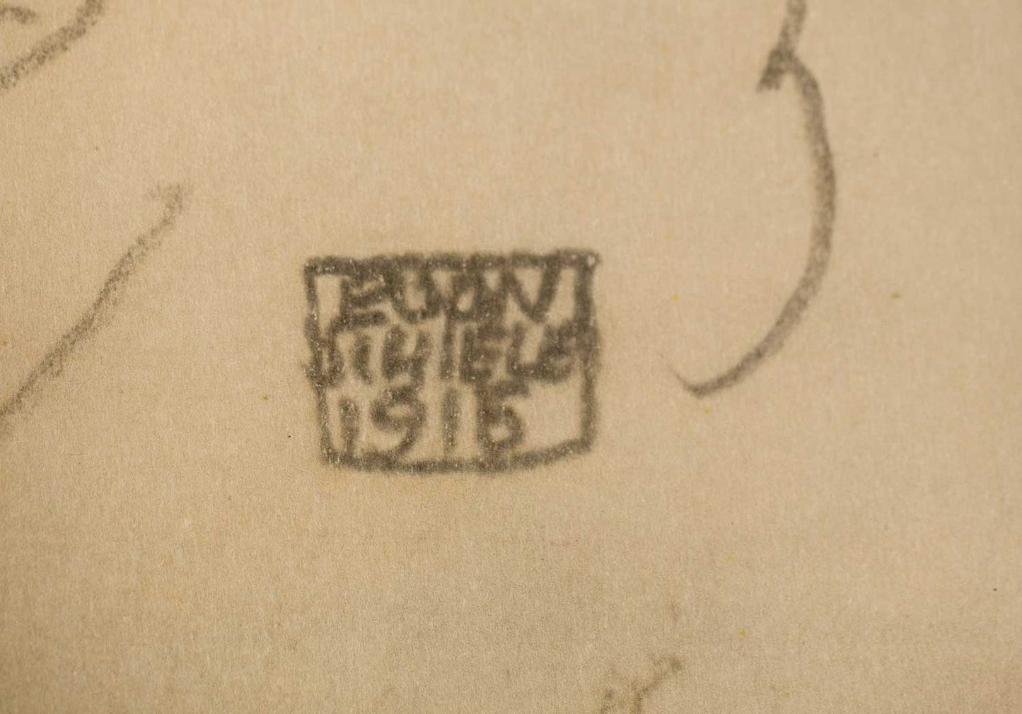 Egon Schiele Lithograph "Russian Prisoner Of War"