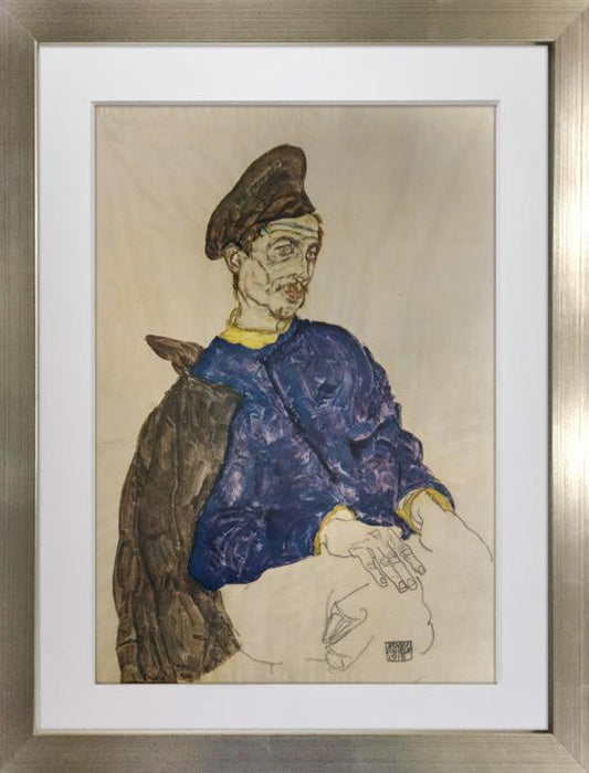 Egon Schiele Lithograph "Russian Prisoner Of War"