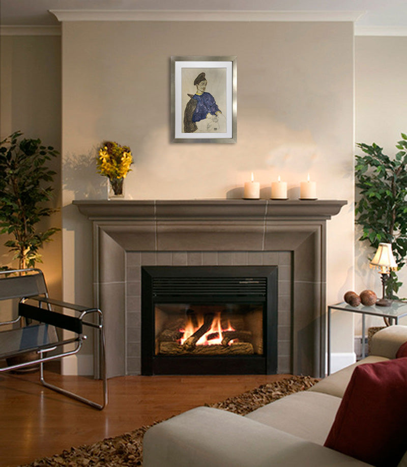 Egon Schiele Lithograph "Russian Prisoner Of War"