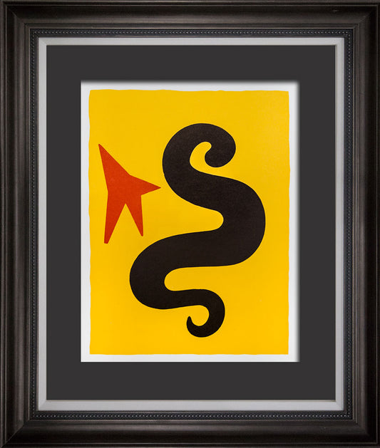 Alexander CALDER Lithograph LIMITED Edition Color 1971 +Custom Archival FRAMING