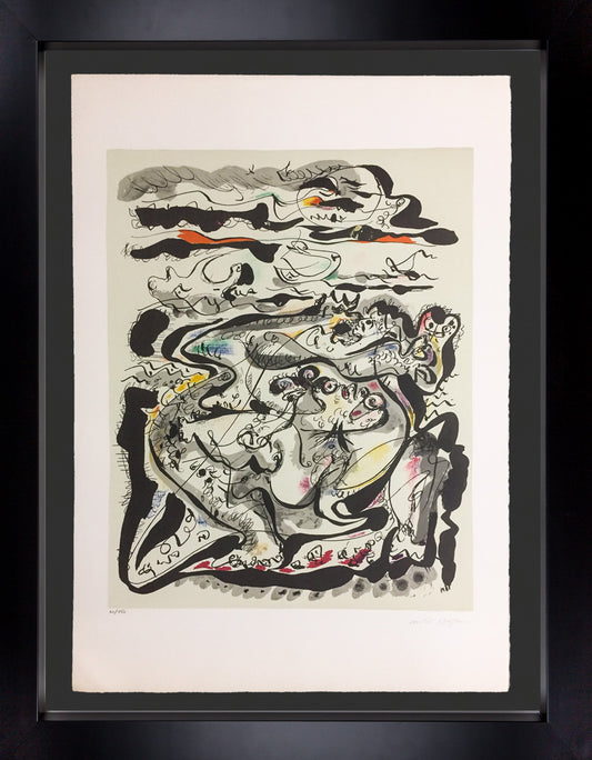 Andre MASSON Hand SIGNED Lithograph, Numbered Limited Edition, 1955