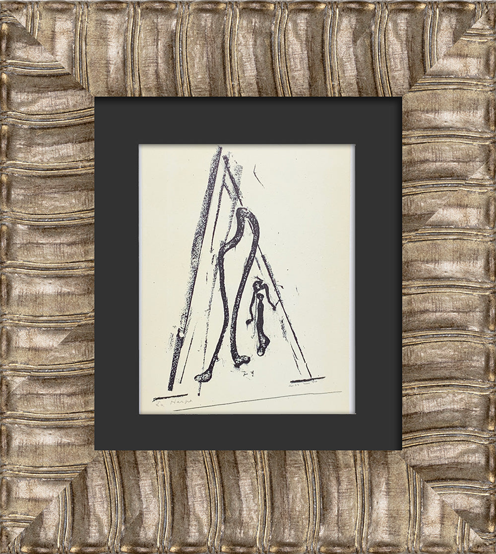 Max Ernst 3-Piece Lithograph Set (1973) – Solstice, La Harpe, Le Chant du Cygne | Framed Surrealist Prints on Arches Paper