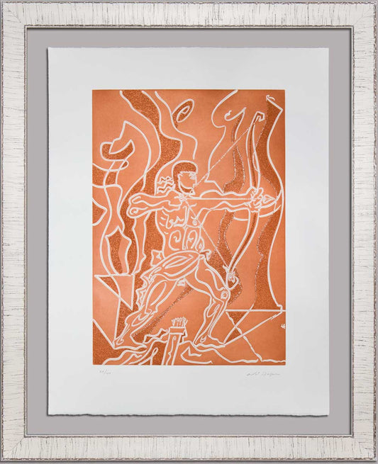 Andre MASSON ETCHING Hand SIGNED & Numbered "Arc" * Lt. Ed. no 89/120
