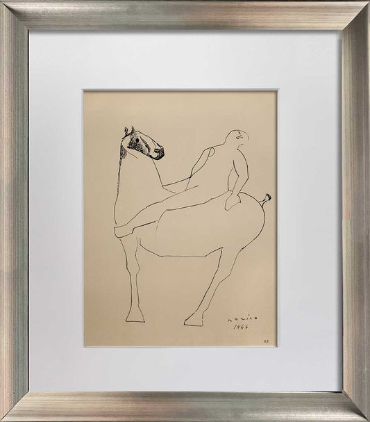 Marino MARINI Lithograph SIGNED Ltd EDITION "Miracolo (Miracle)" w/FRAME