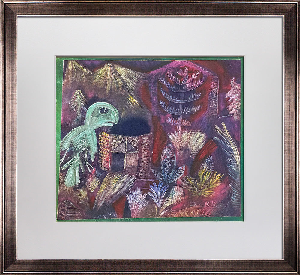 Paul Klee Limited Edition Lithograph "Tropical Twilight" Framed COA