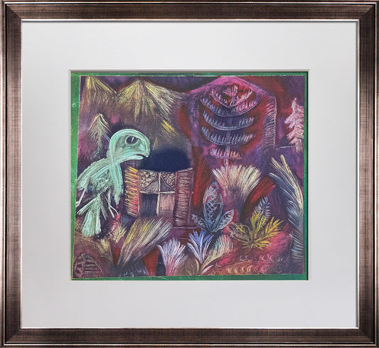 Paul Klee Limited Edition Lithograph "Tropical Twilight" Framed COA