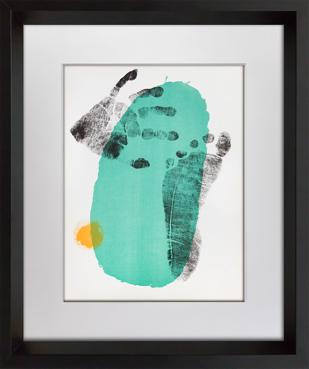 Joan Miró 1956 Lithograph Set of 2 – Mourlot Paris Limited Edition, Framed