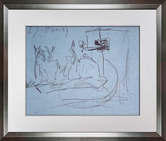 Pablo PICASSO Horse Ltd Edition Lithograph GUERNICA +Custom FRAME