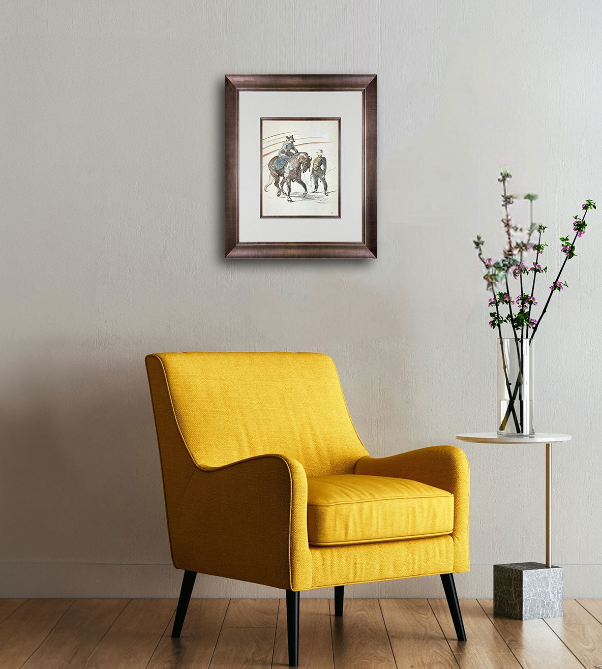 Henri de Toulouse-Lautrec Original Circus Series Lithograph | Mourlot Paris | Museum Framed