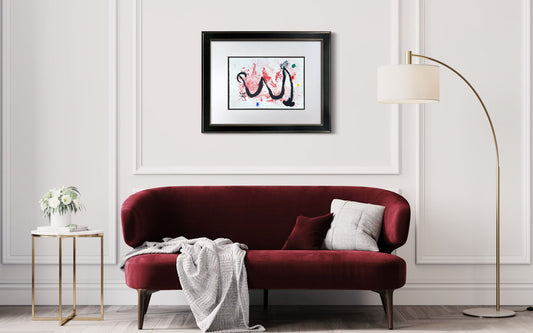 Joan Miró 1963 Lithograph – Hand Signed Limited Edition (Cramer 83) Framed
