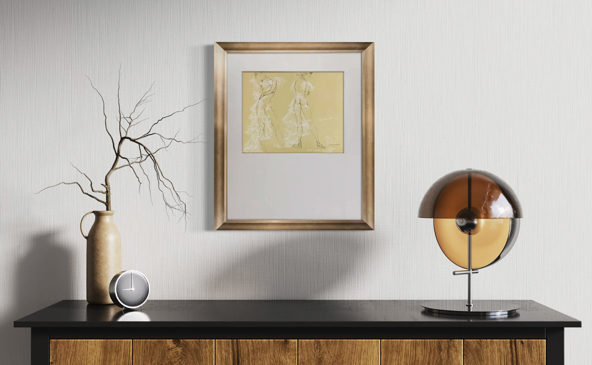 Salvador Dalí Gala 1961 Limited Edition Lithograph Custom Framed