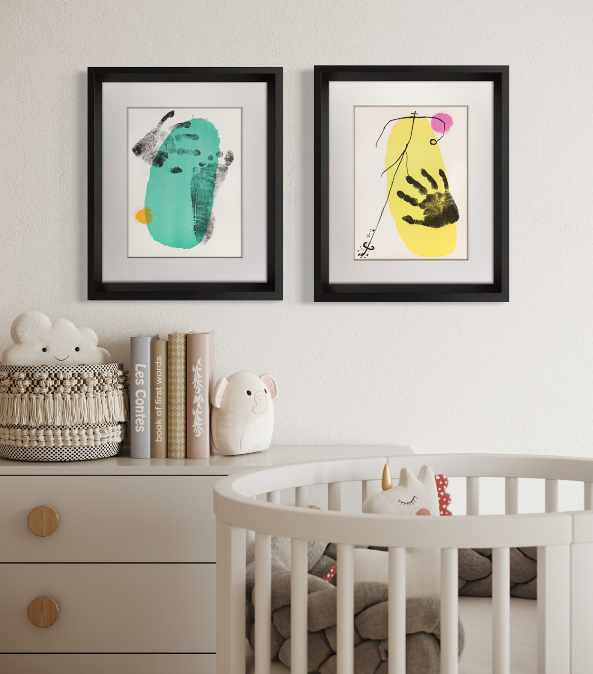 Joan Miró 1956 Lithograph Set of 2 – Mourlot Paris Limited Edition, Framed