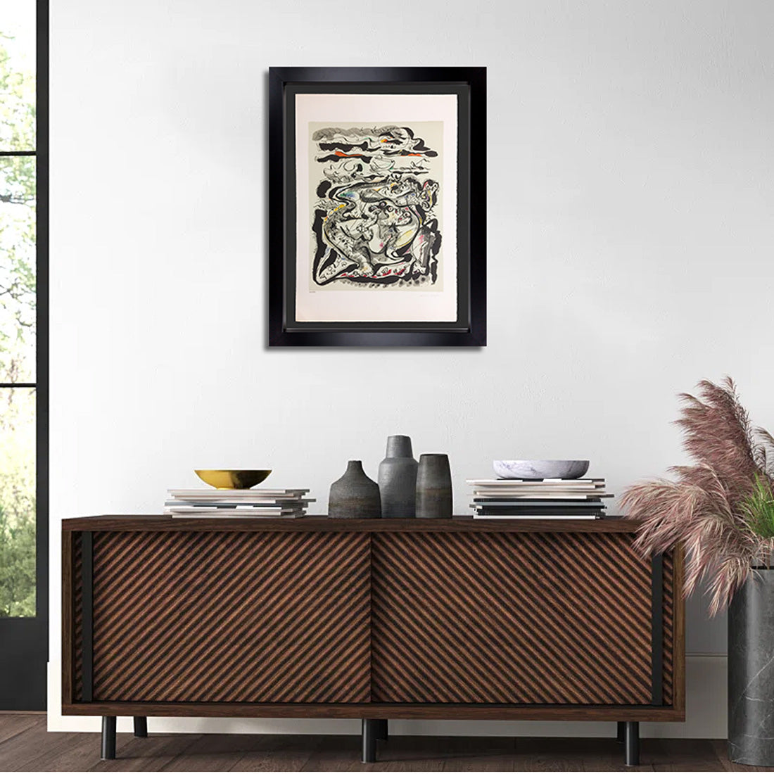 Andre MASSON Hand SIGNED Lithograph, Numbered Limited Edition, 1955