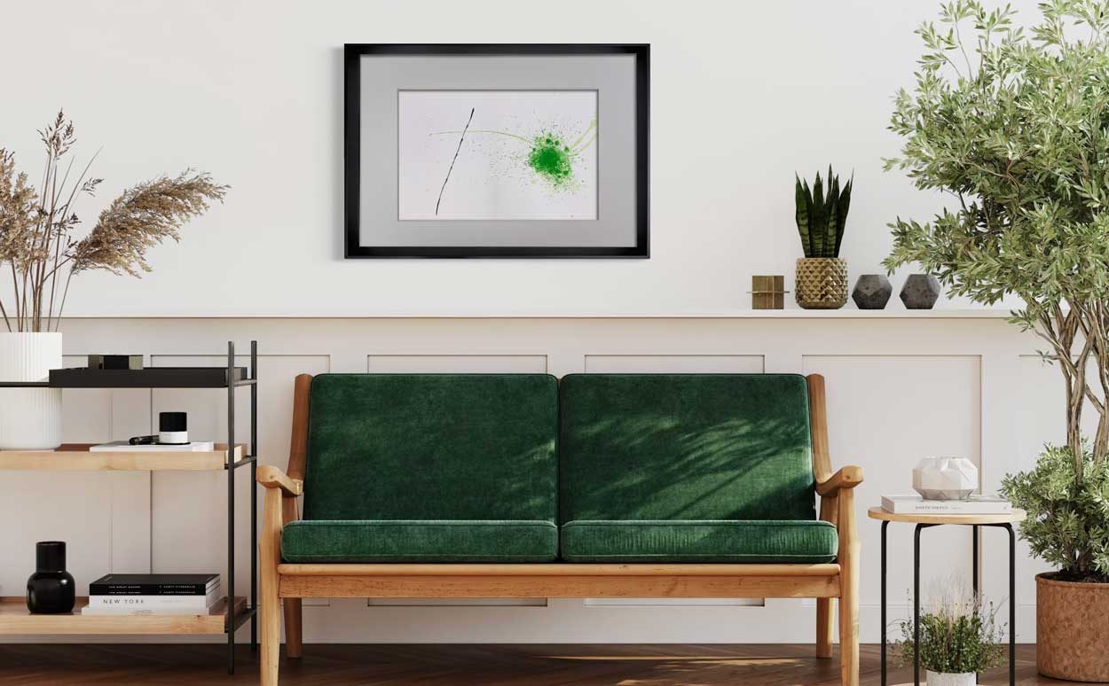 Joan Miro Original Lithograph 1971 Double Limited Edition Framed Art COA