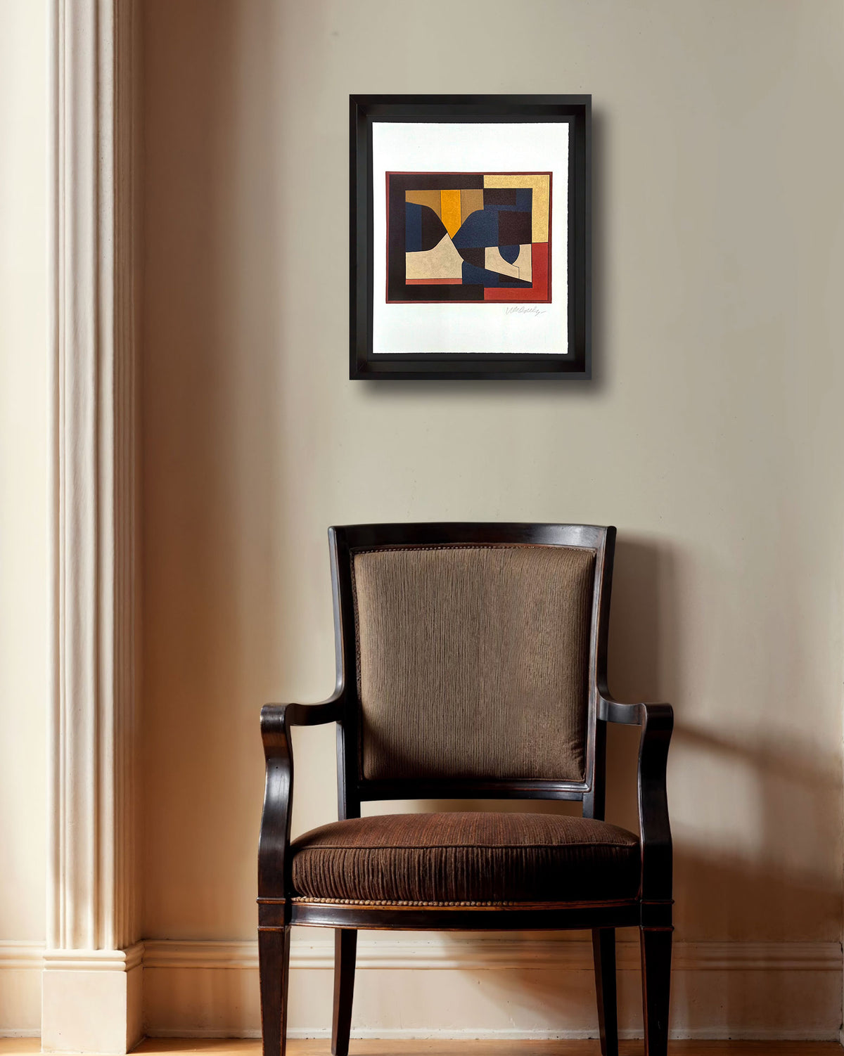 Victor Vasarely Signed Original Lithograph | Hand Signed Limited Edition of 150 | Custom Framed Op Art