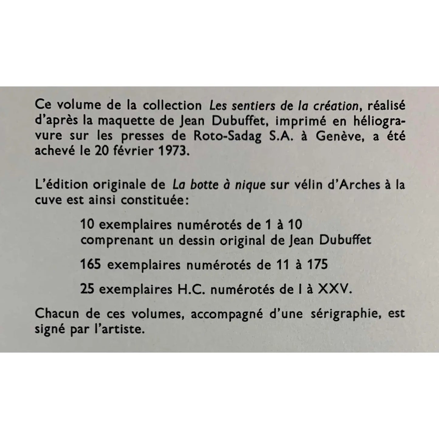 Jean Dubuffet LITHOGRAPH Limited EDITION - Abstract Vacuum Forms 1973 w/ Frame