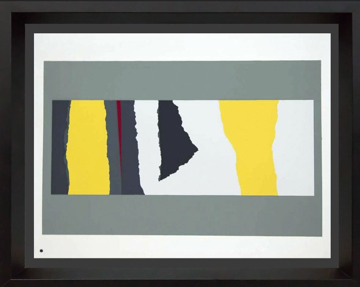 Josef Albers 1963 Silkscreen Set of 4 – Limited Edition, Framed