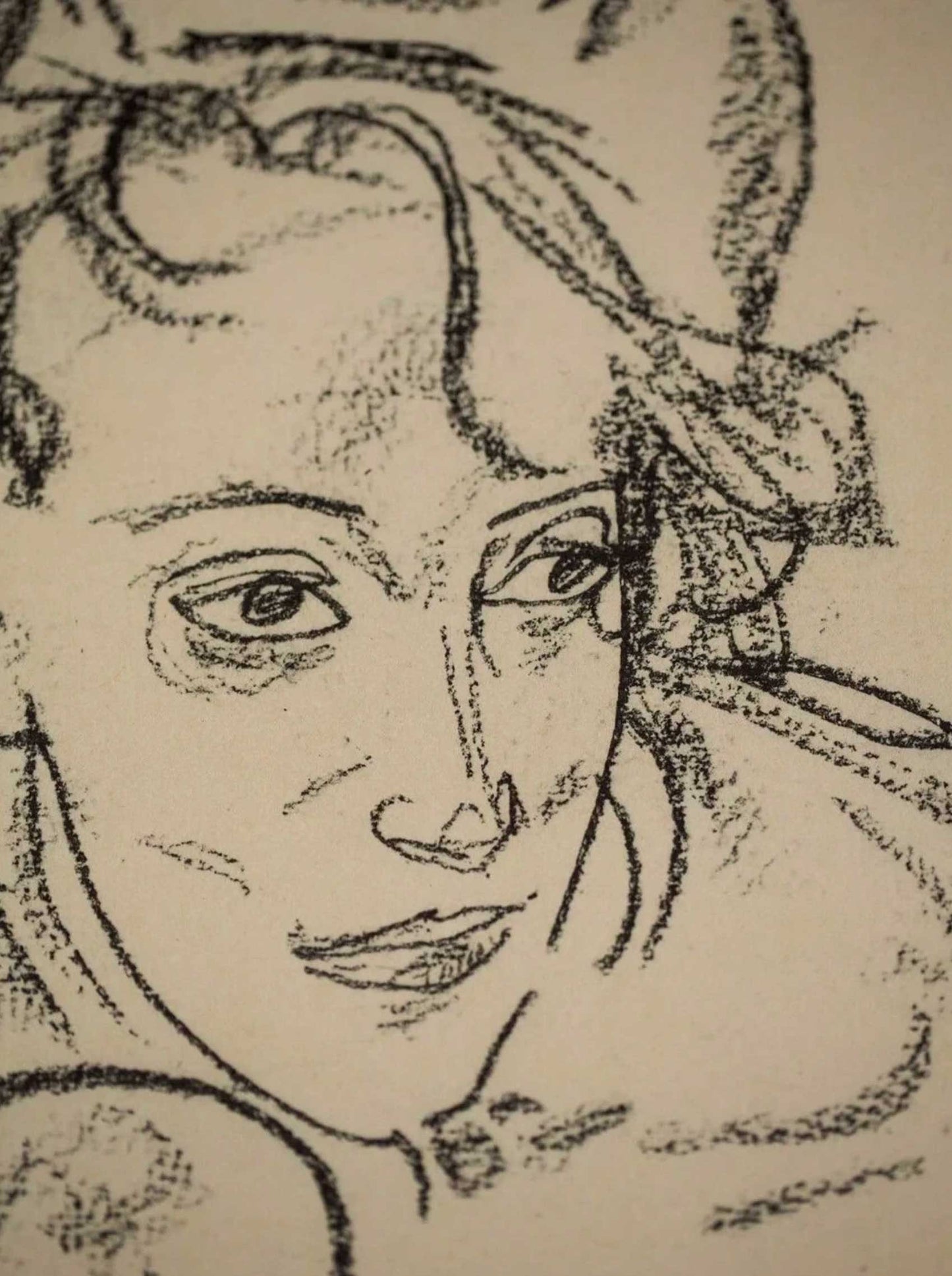 Egon Schiele “Woman Crouching” Lithograph Vienna Limited Edition Framed