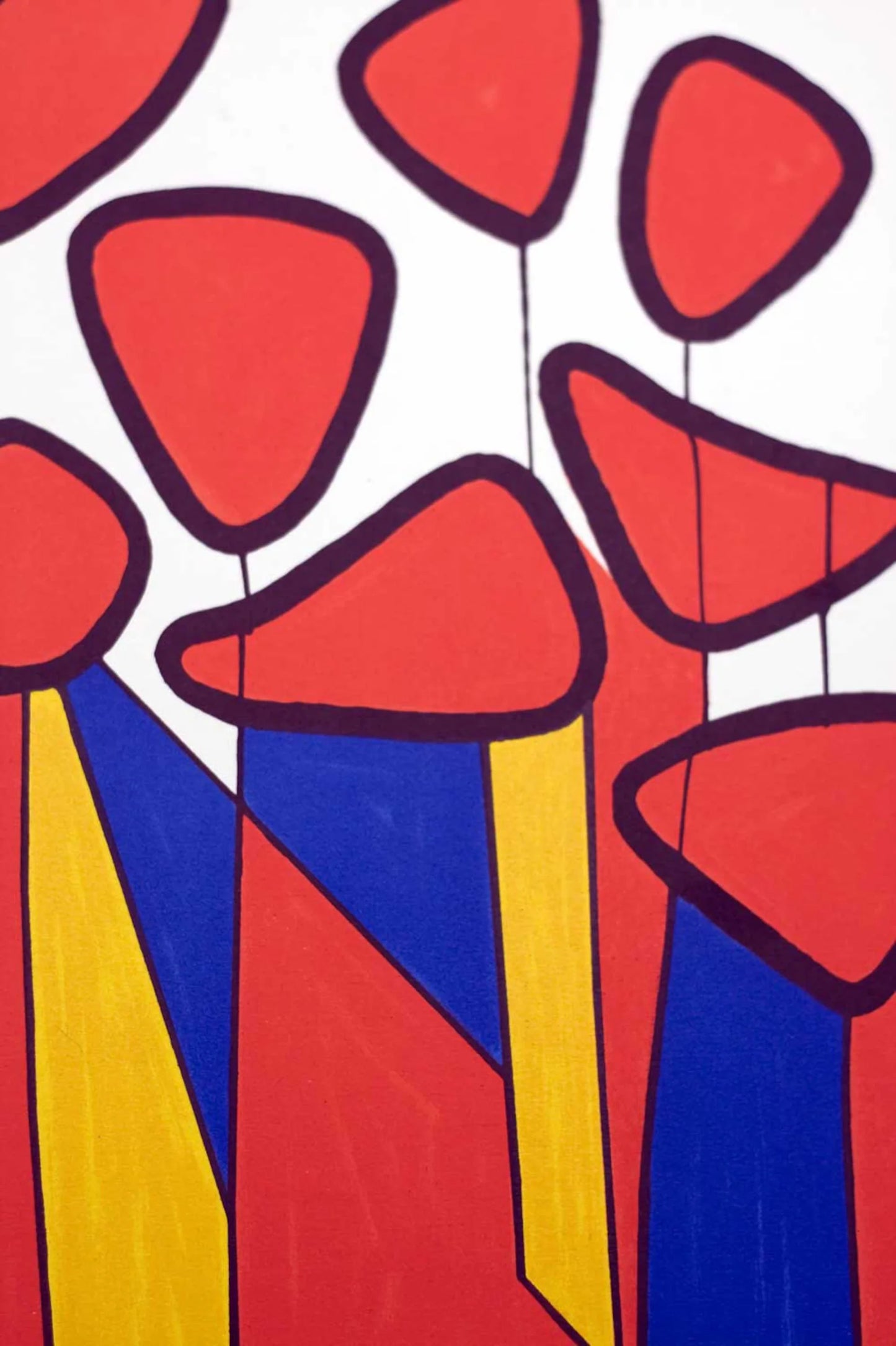 Alexander Calder Limited Edition Color Lithograph 1972 | Mourlot Paris Museum Framed