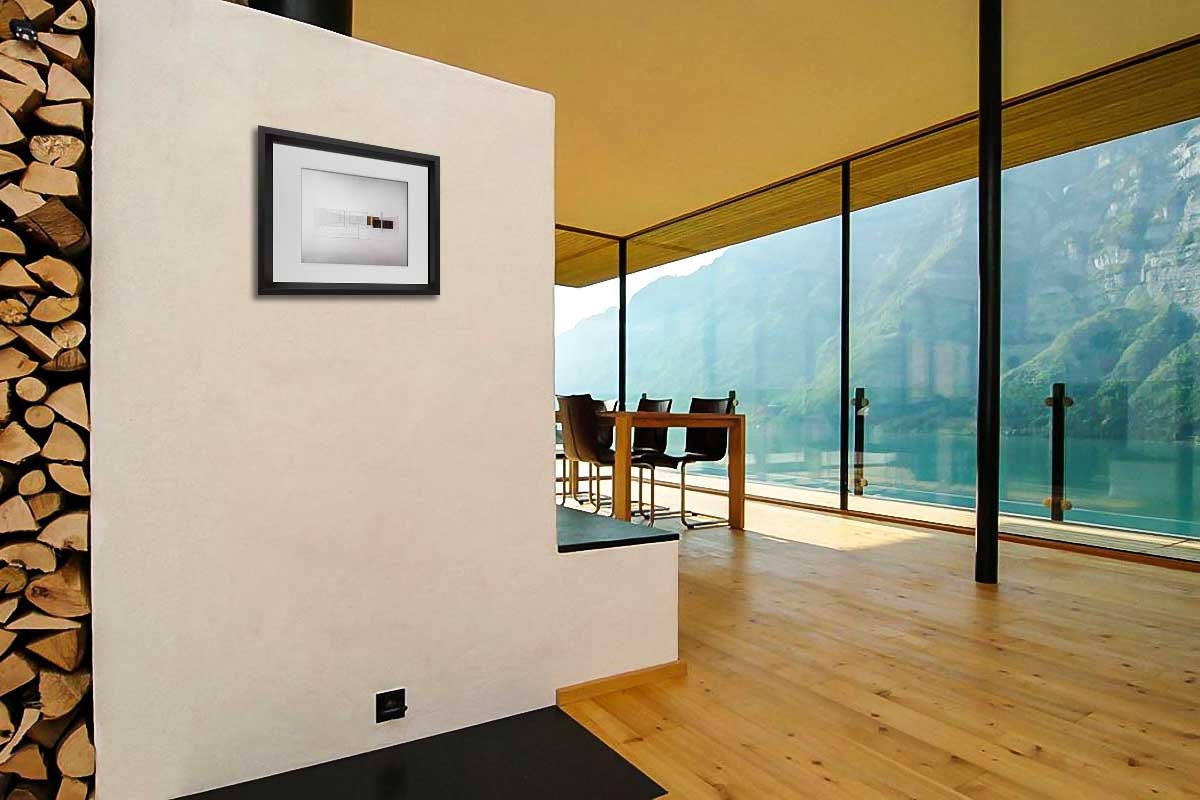 Mies Van Der Rohe Limited Edition Lithograph "Row House"