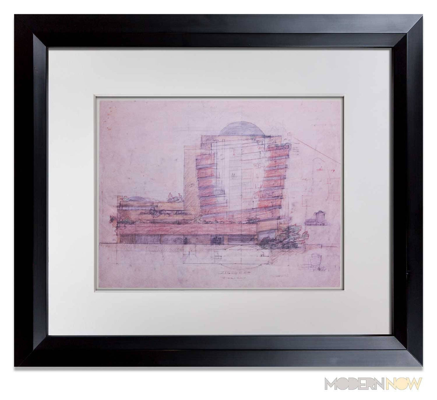 Frank Lloyd Wright Lithograph "Guggenheim"