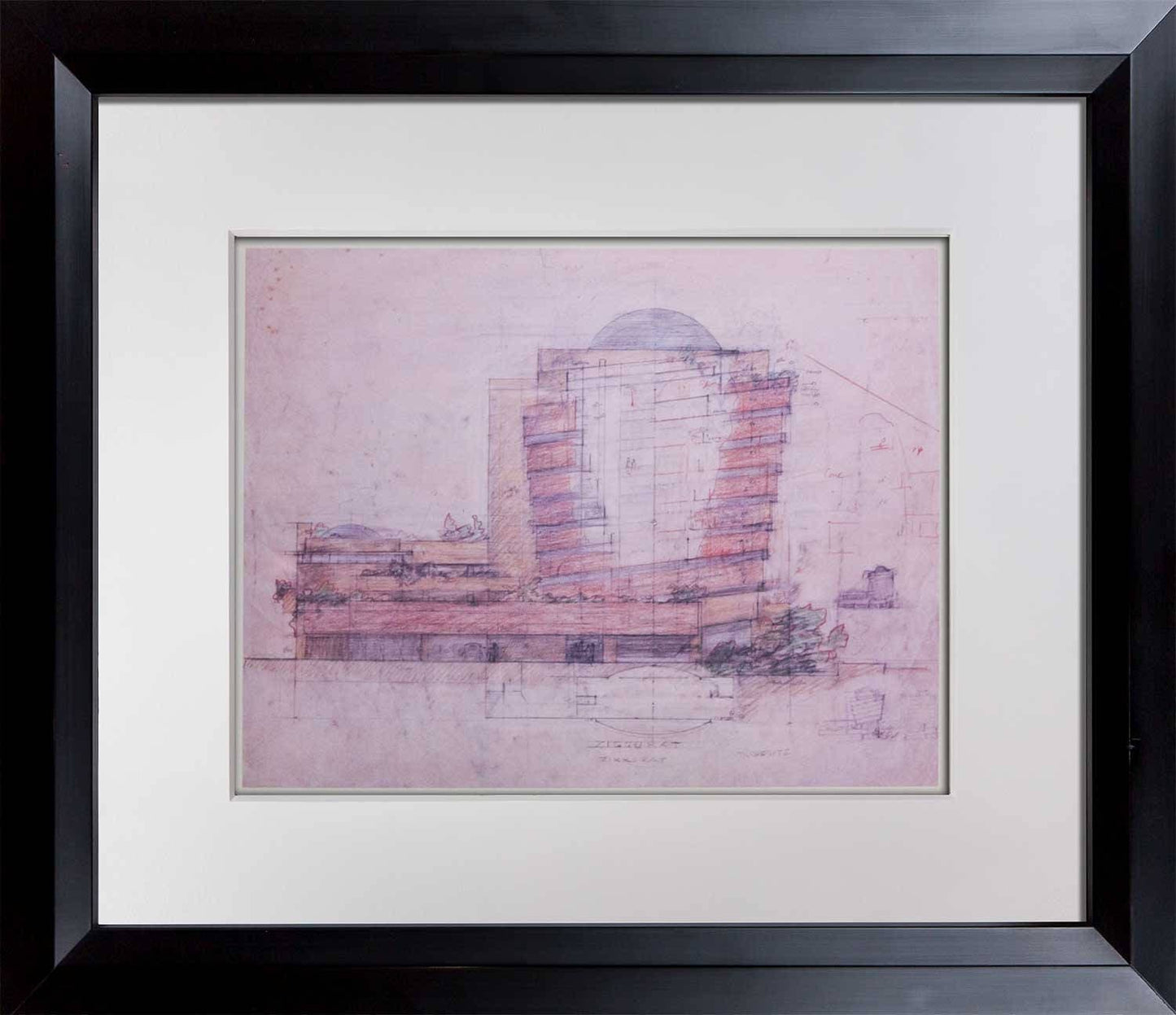 Frank Lloyd Wright Lithograph "Guggenheim"