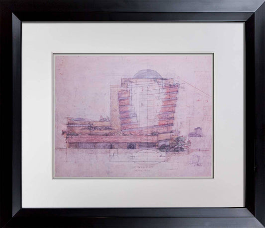 Frank Lloyd Wright Lithograph "Guggenheim"