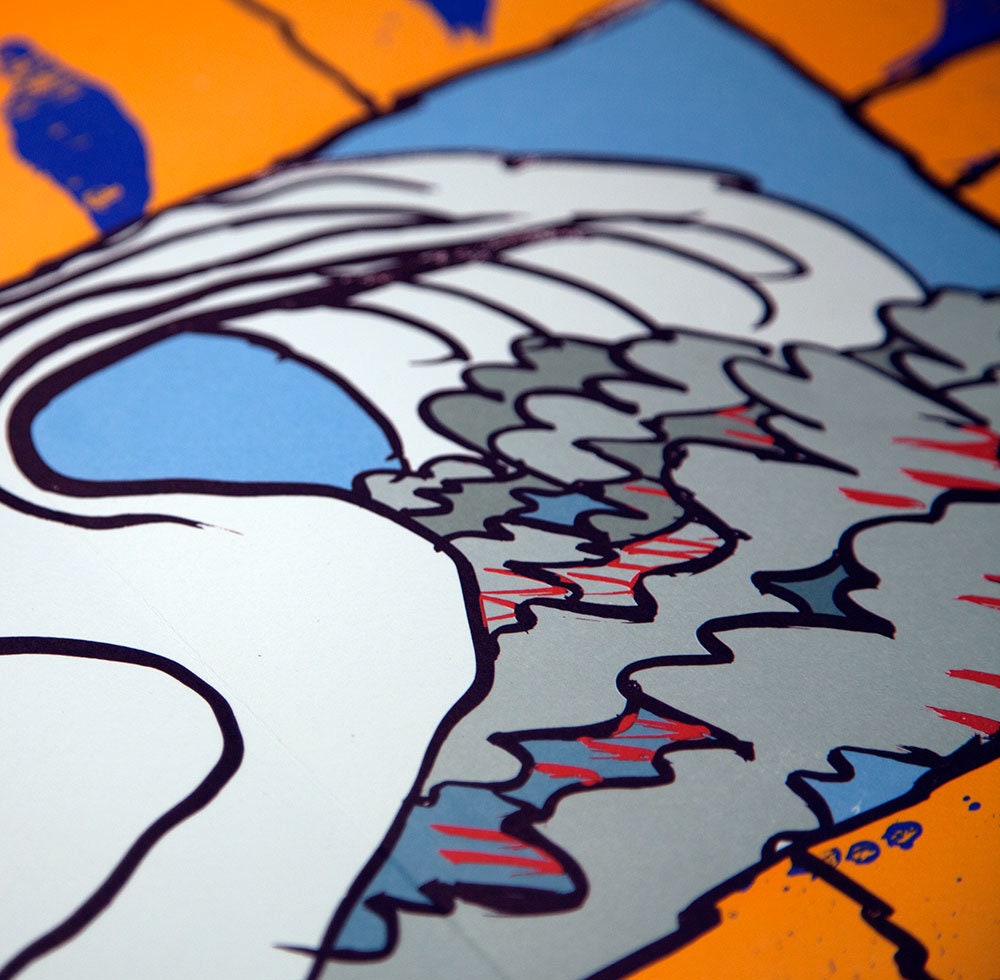 Pierre ALECHINSKY Original Lithograph Ltd 1981 w/Custom FRAMING