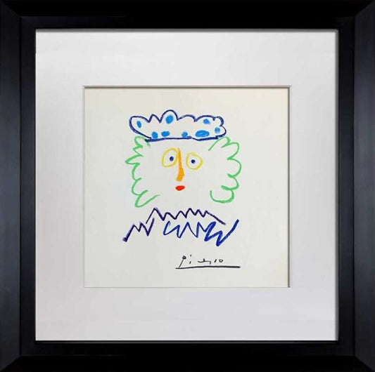 Pablo Picasso Lithograph "Cuatro Reyes 1" Limited Edition SIGNED Cat. ref. c116