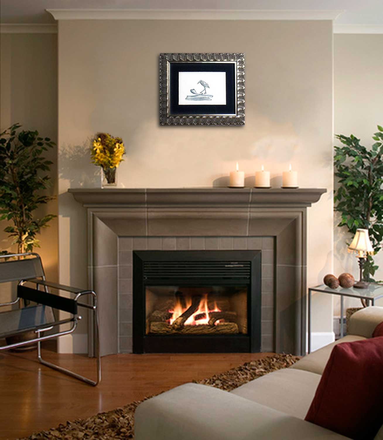 Max ERNST Lithograph ORIGINAL Limited Ed. 1970 on Arches w/Archival Frame