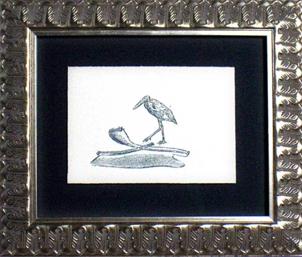 Max ERNST Lithograph ORIGINAL Limited Ed. 1970 on Arches w/Archival Frame