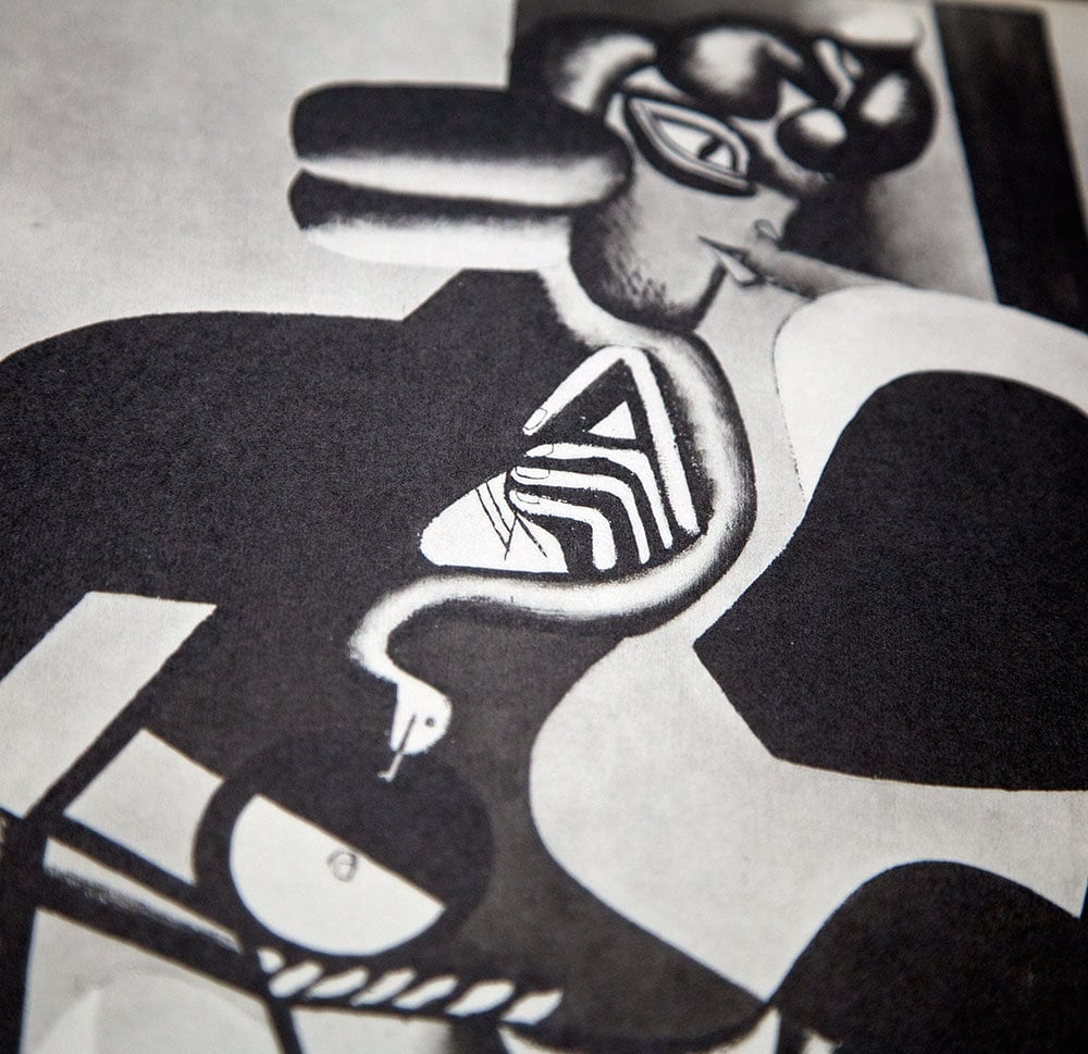 Le CORBUSIER Lithograph Limited Edition "La Femme a la Cleopatre" w/Frame