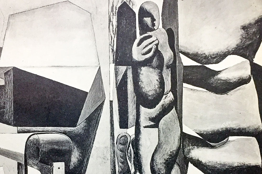 Le CORBUSIER Lithograph "Harmonic Rhythm Composition" SIGNED 1931 w/ Frame