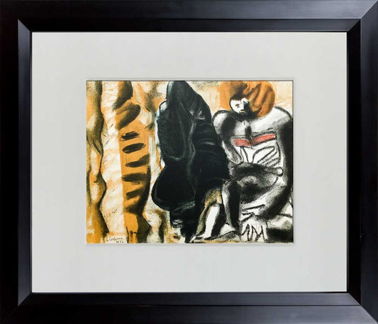 Le CORBUSIER Lithograph ORIGINAL Limited EDITION 1937 SIGN +w/Frame