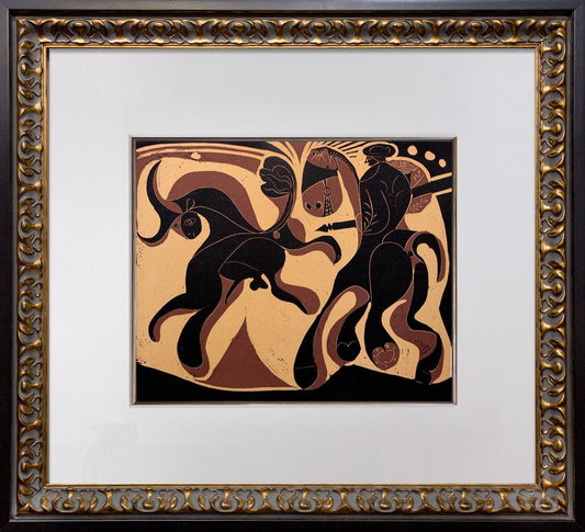 Pablo Picasso LINOGRAVURE Ltd Ed. "Apres la pique” 1959 +Custom FRAMING