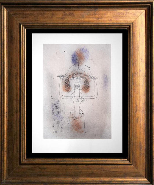 Paul Klee Limited Edition Lithograph "Singer of the Comic Opera"