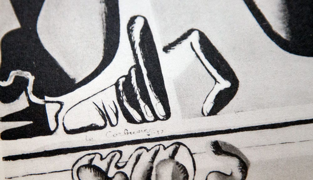 Le CORBUSIER Lithograph Limited Edition "La Femme a la Cleopatre" w/Frame