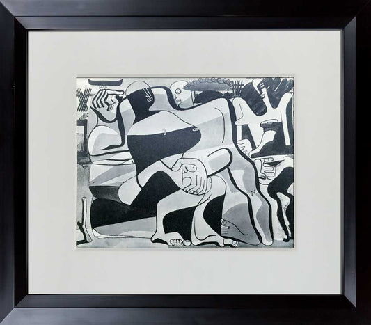 Le CORBUSIER Lithograph "Three Bathers" LTD ed. w/Custom Archive Frame