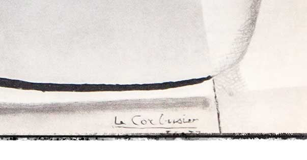 Le Corbusier Lithograph "Deux musiciennes..." Signed w/Custom Frame