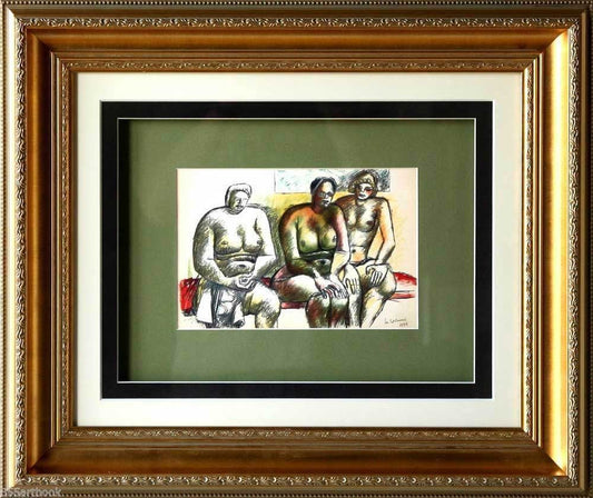 Le CORBUSIER Lithograph ORIGINAL in Color 1937 Ltd. Edition +w/Frame