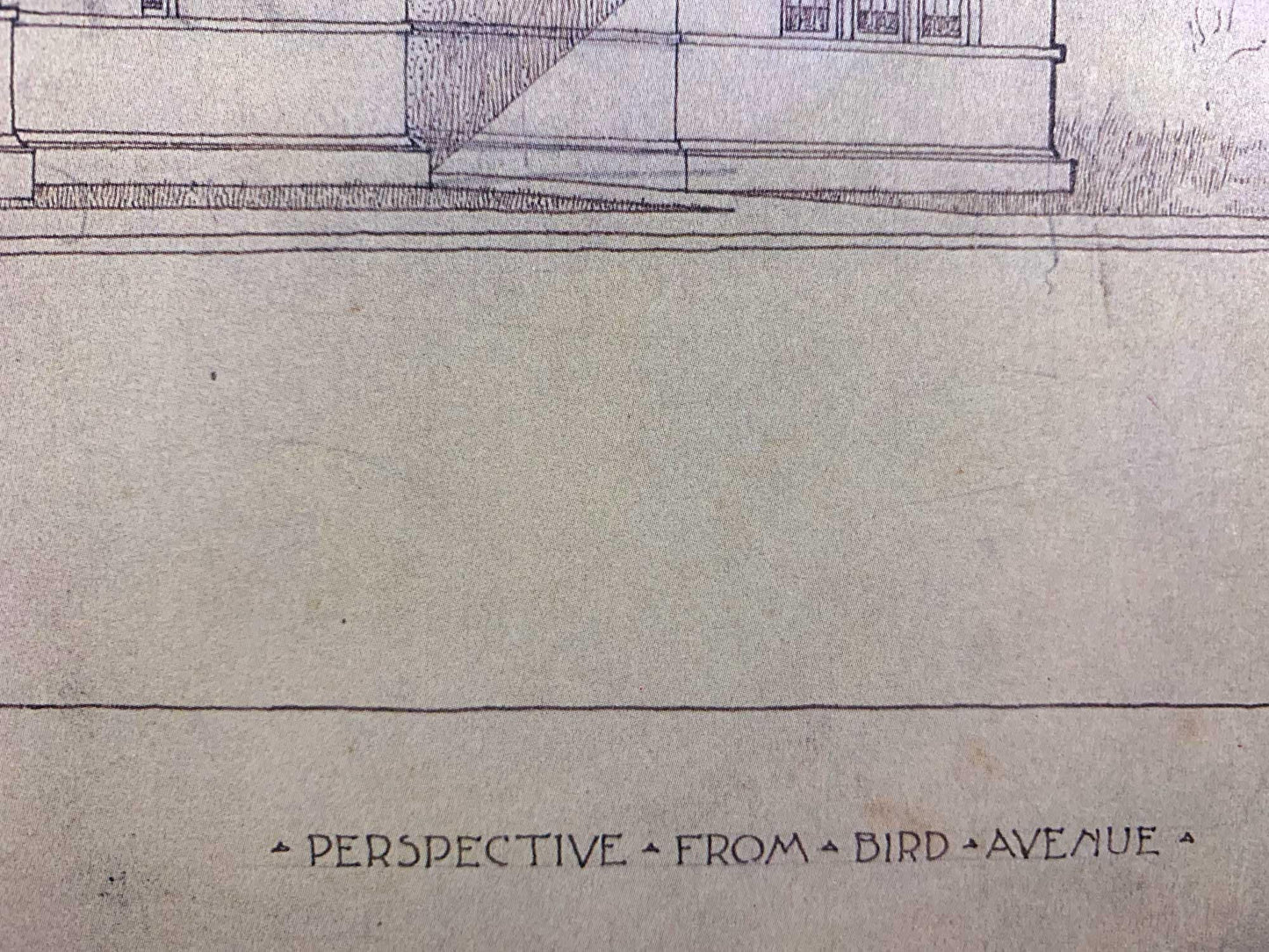 Frank Lloyd WRIGHT Lithograph #’ed LIMITED ~Heath House, Buffalo, NY w/Frame