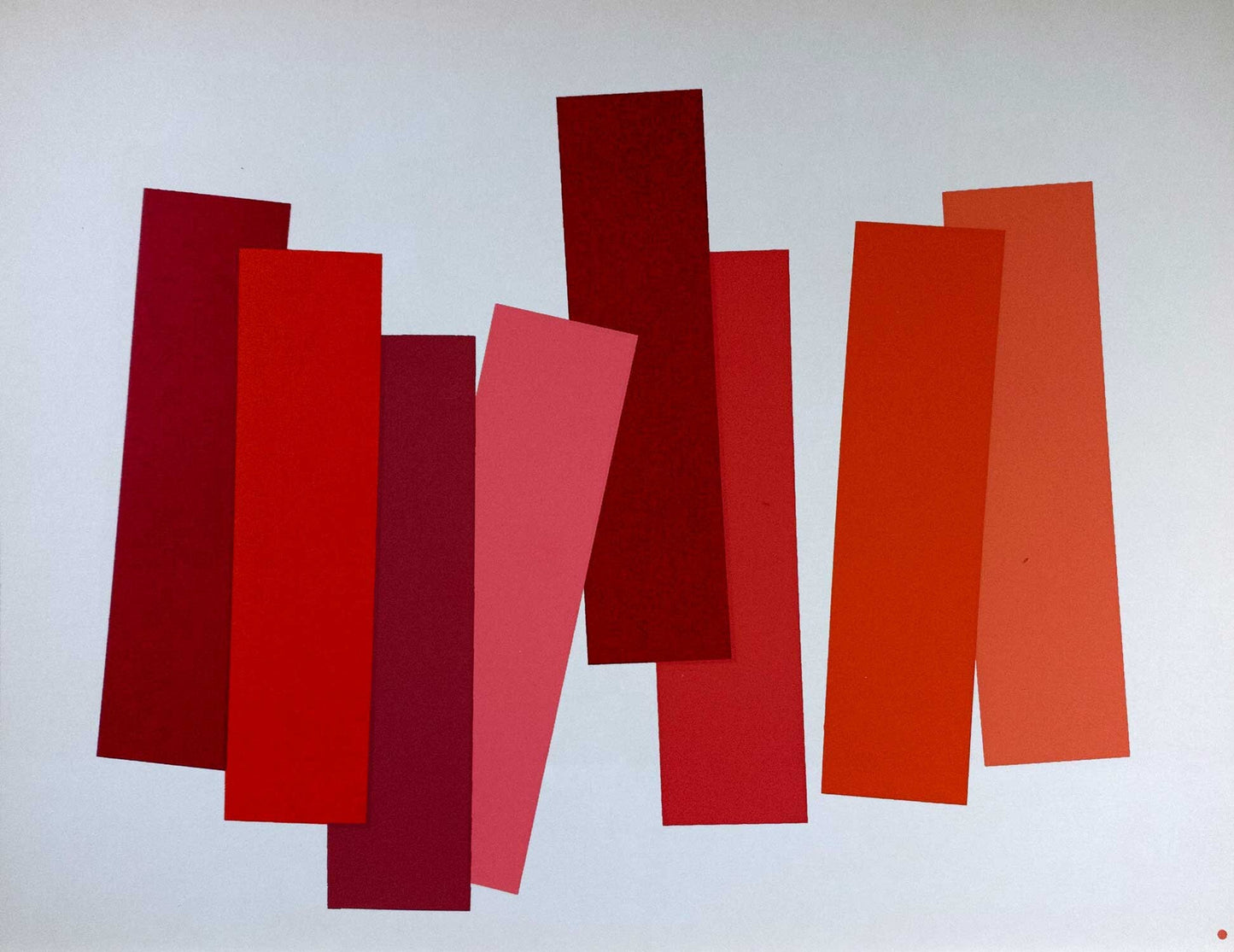 Josef ALBERS Original SILKSCREEN [V-3b] LTD Ed. Color Study +Custom FRAMING